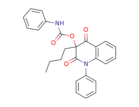 3-butyl-1,2,3,4-tetrahydro-2,4-dioxo-1-phenylquinolin-3-yl phenylcarbamate