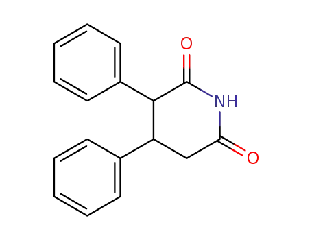 2,6-Piperidinedione, 3,4-diphenyl-, trans-
