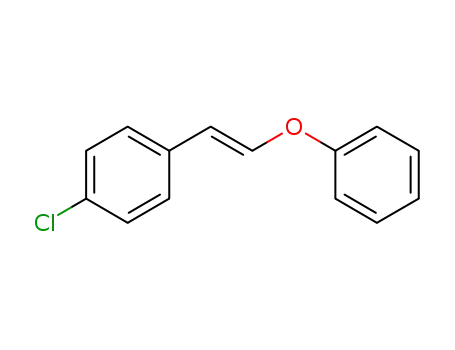 Molecular Structure of 1055329-93-5 ((E)-2-(p-chlorophenyl)-1-phenoxyethene)