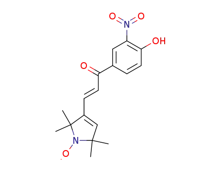 2,5-Dihydro-3-<3-(4-hydroxy-3-nitrophenyl)-3-oxo-1-propenyl>-2,2,5,5-tetramethyl-1H-pyrrol-1-yloxyl radical