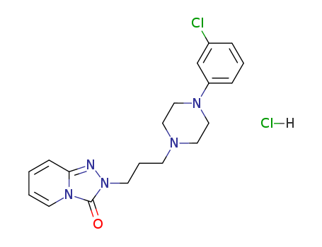 1,2,4-Triazolo[4,3-a]pyridin-3(2H)-one,2-[3-[4-(3-chlorophenyl)-1-piperazinyl]propyl]-, hydrochloride (1: )