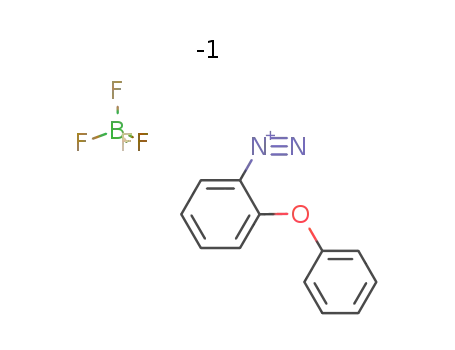 Molecular Structure of 324-02-7 (Benzenediazonium, 2-phenoxy-, tetrafluoroborate(1-))