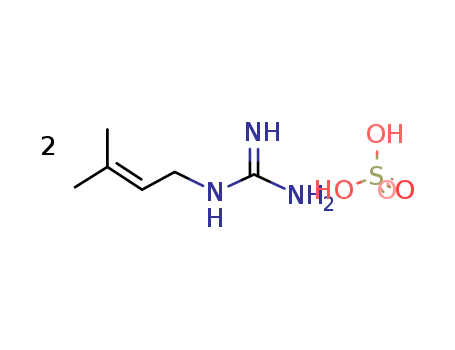 2-(3-methylbut-2-enyl)guanidine; sulfuric acid