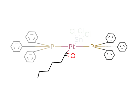 trans-{Pt(SnCl<sub>3</sub>)(COC<sub>5</sub>H<sub>11</sub>)(PPh<sub>3</sub>)2}