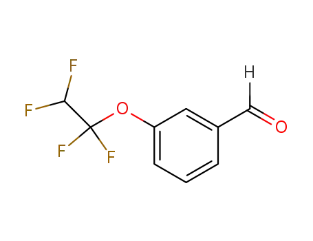 Molecular Structure of 35295-35-3 (3-(1,1,2,2-TETRAFLUOROETHOXY)BENZALDEHYDE)