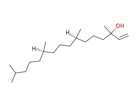 Molecular Structure of 60046-87-9 (3,7,11,15-tetramethylhexadec-1-en-5-ol)
