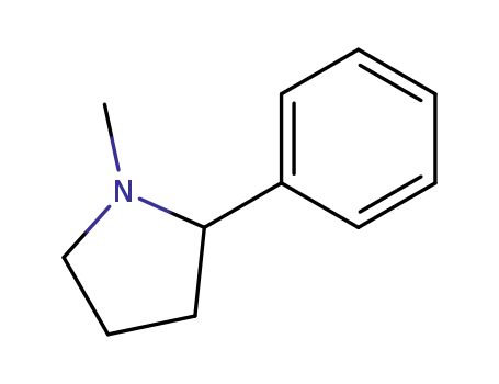 Molecular Structure of 938-36-3 (1-methyl-2-phenylpyrrolidine)