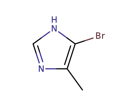 Molecular Structure of 15813-08-8 (4-Methyl-5-bromoimidazole)