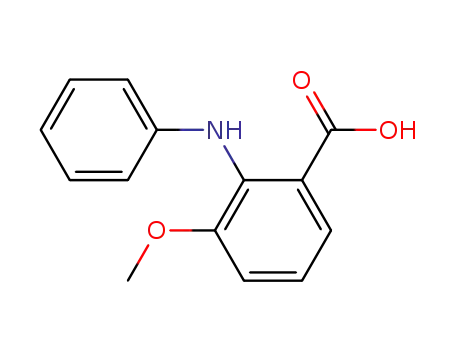 Molecular Structure of 59425-27-3 (2-anilino-3-methoxy-benzoic acid)