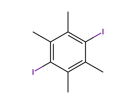 Molecular Structure of 3268-21-1 (1,4-DIIODO-2,3,5,6-TETRAMETHYLBENZENE)
