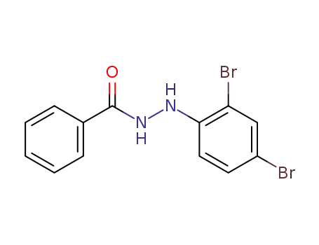 Molecular Structure of 2516-45-2 (Benzoic acid,2-(2,4-dibromophenyl)hydrazide)