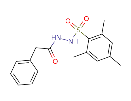 Benzeneacetic acid, 2-[(2,4,6-trimethylphenyl)sulfonyl]hydrazide