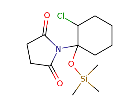1-(2-Chloro-1-trimethylsilanyloxy-cyclohexyl)-pyrrolidine-2,5-dione