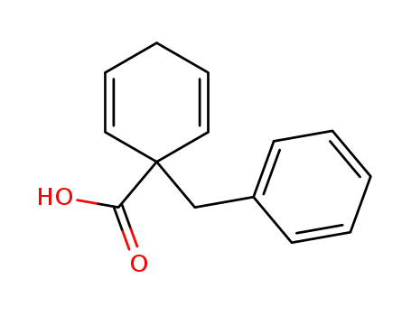 1-benzylcyclohexa-2,5-dienyl-1-carboxylic acid