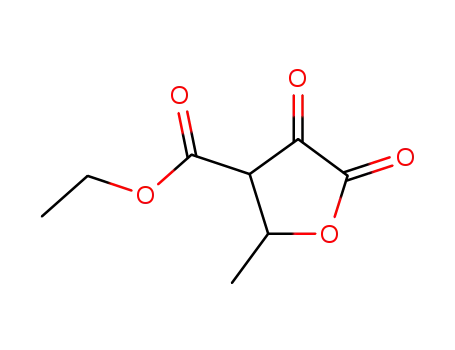 Molecular Structure of 86387-67-9 (ethyl 2,3-dioxo-5-methyltetrahydrofuran-4-carboxylate)