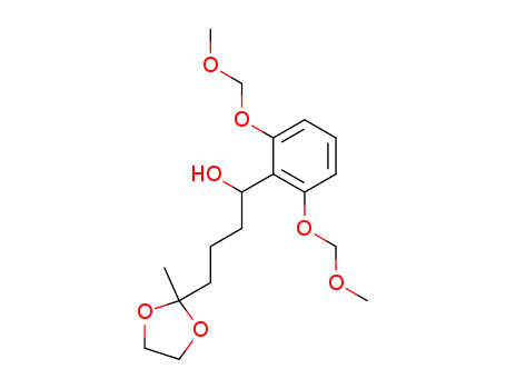 1-(2,6-Bis-methoxymethoxy-phenyl)-4-(2-methyl-[1,3]dioxolan-2-yl)-butan-1-ol