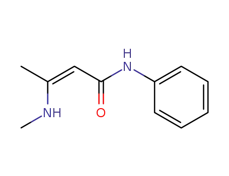 Molecular Structure of 59846-49-0 (3-(methylamino)-N-phenylbut-2-enamide)
