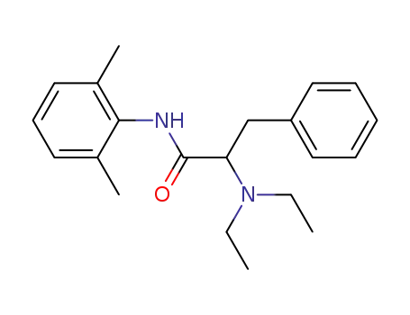2-diethylamino-<i>N</i>-(2,6-dimethyl-phenyl)-3-phenyl-propionamide