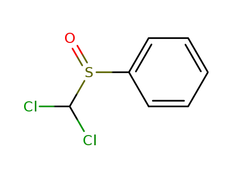 Molecular Structure of 30058-54-9 (α-dichloromethyl phenylsulfoxide)