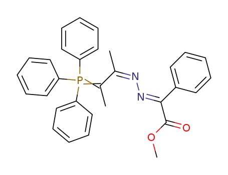 triphenyl<1-methyl-2-((phenyl(methoxycarbonyl)methylene)hydrazono)propylidene>phosphorane