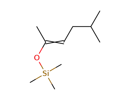 Molecular Structure of 86497-40-7 (trimethyl-(5-methylhex-2-en-2-yloxy)silane)