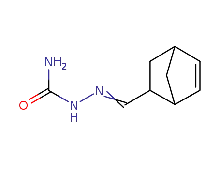 Molecular Structure of 90648-27-4 (norborn-5-ene-2-carbaldehyde-semicarbazone)