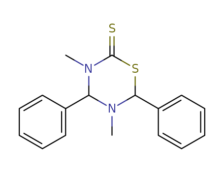 2H-1,3,5-Thiadiazine-2-thione,tetrahydro-3,5-dimethyl-4,6-diphenyl- cas  16486-28-5