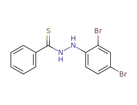Molecular Structure of 52215-24-4 (Benzenecarbothioic acid, 2-(2,4-dibromophenyl)hydrazide)