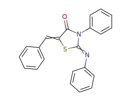5-benzylidene-3-phenyl-2-phenylimino-thiazolidin-4-one
