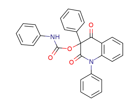 1,2,3,4-tetrahydro-2,4-dioxo-1,3-diphenylquinolin-3-yl phenylcarbamate
