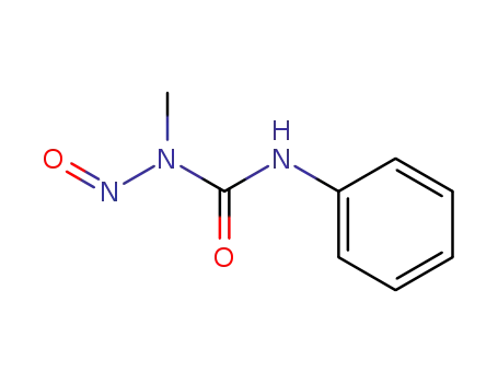 Molecular Structure of 21561-99-9 (1-METHYL-1-NITROSO-3-PHENYLUREA)