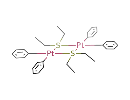 cis-{Pt2(Ph)4-bis(μ-diethyl sulphide)}