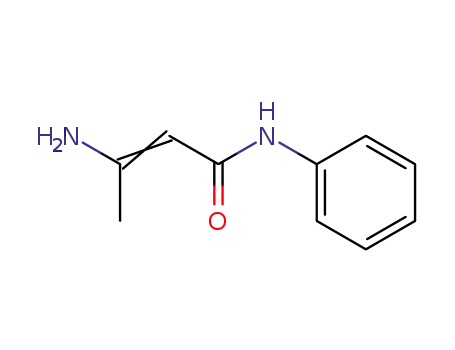 Molecular Structure of 1801-18-9 (3-amino-N-phenylbut-2-enamide)