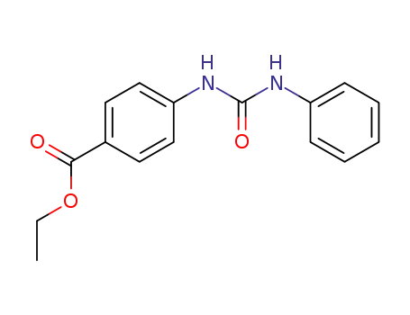 Molecular Structure of 13142-97-7 (Benzoic acid, 4-[[(phenylamino)carbonyl]amino]-, ethyl ester)