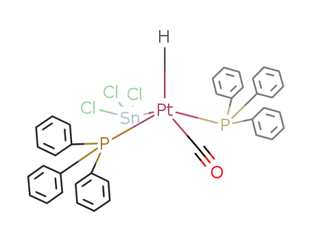 {PtH(SnCl<sub>3</sub>)(CO)(PPh<sub>3</sub>)2}