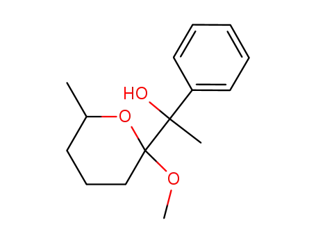 2-methoxy-2-(1-phenyl-1-hydroxyethyl)-6-methyltetrahydropyran
