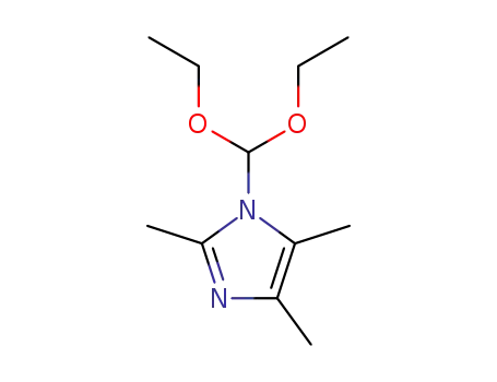 Molecular Structure of 81277-92-1 (N-(diethoxymethyl)-2,4,5-trimethylimidazole)