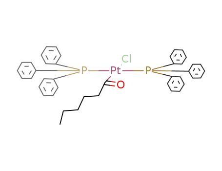 trans-{PtCl(COC<sub>5</sub>H<sub>11</sub>)(PPh<sub>3</sub>)2}