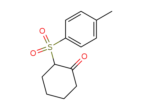 Molecular Structure of 14195-09-6 (2-[(4-methylphenyl)sulfonyl]cyclohexanone)