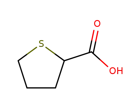 Molecular Structure of 19418-11-2 (2-Thiophenecarboxylic acid, tetrahydro-)