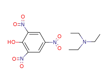 Molecular Structure of 900-50-5 (Phenol, 2,4,6-trinitro-, compd. with N,N-diethylethanamine (1:1))