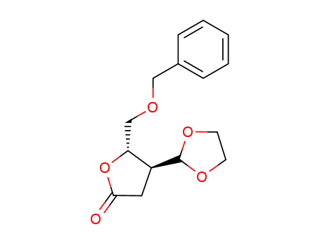 (4S,5S)-5-(benzyloxymethyl)-4-(1,3-dioxolan-2-yl)dihydrofuran-2-one
