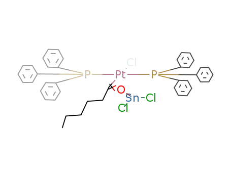 trans-{PtCl(CO{SnCl<sub>2</sub>}C<sub>5</sub>H<sub>11</sub>)(PPh<sub>3</sub>)2}