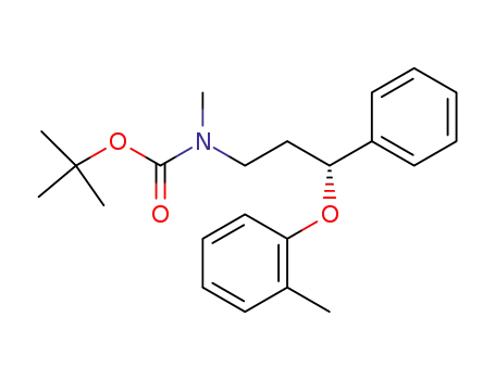Molecular Structure of 134619-78-6 ((-)-N-tert-butoxycarbonyl-N-methyl-3-phenyl-3-(2-methylphenoxy)propanamine)
