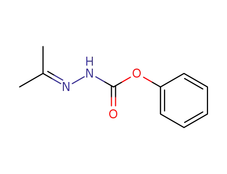 Molecular Structure of 351197-63-2 (Hydrazinecarboxylic acid, (1-methylethylidene)-, phenyl ester)