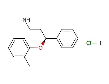 Molecular Structure of 82857-40-7 (N-METHYL-GAMMA-(2-METHYLPHENOXY)BENZENEPROPANAMINE HYDROCHLORIDE)