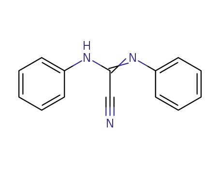 Molecular Structure of 6343-76-6 ({[(E)-cyano(phenylamino)methylidene]amino}benzene)