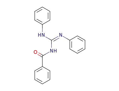 Molecular Structure of 5067-80-1 (N,N'-diphenyl-N''-benzoylguanidine)