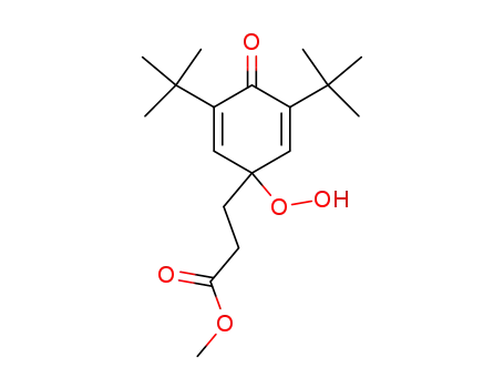 methyl 3-(3,5-di-tert-butyl-1-hydroperoxy-4-oxocyclohexa-2,5-dien-1-yl)propanoate