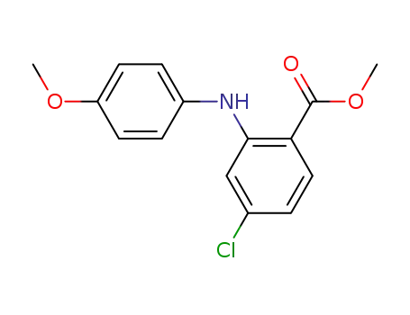 methyl 4-chloro-2-(4-methoxyphenyl)aminobenzoate